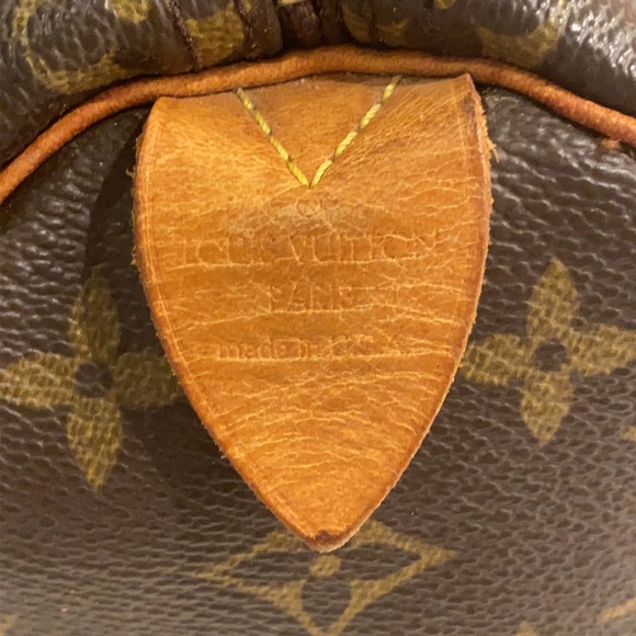 ❌SOLD❌ AUTHENTIC Louis Vuitton LV Monogram Canvas Speedy 25 Handbag Bag Vintage - Picture 4 of 16